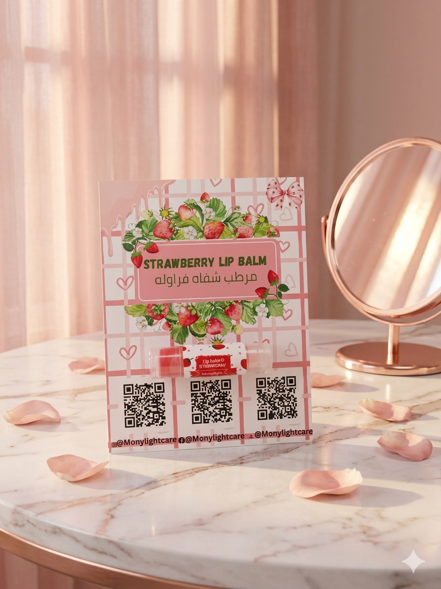 مرطب شفاه بالفراوله  Strawberry Lip balm