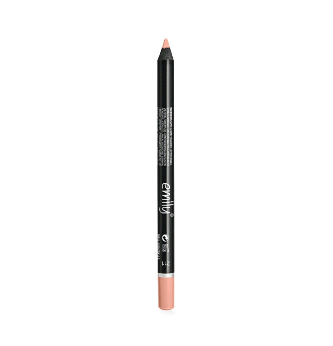 قلم محدد شفاه ليب بلاينر بلون كاشمير فاتح من إيميلى Emily long lasting lip pencil