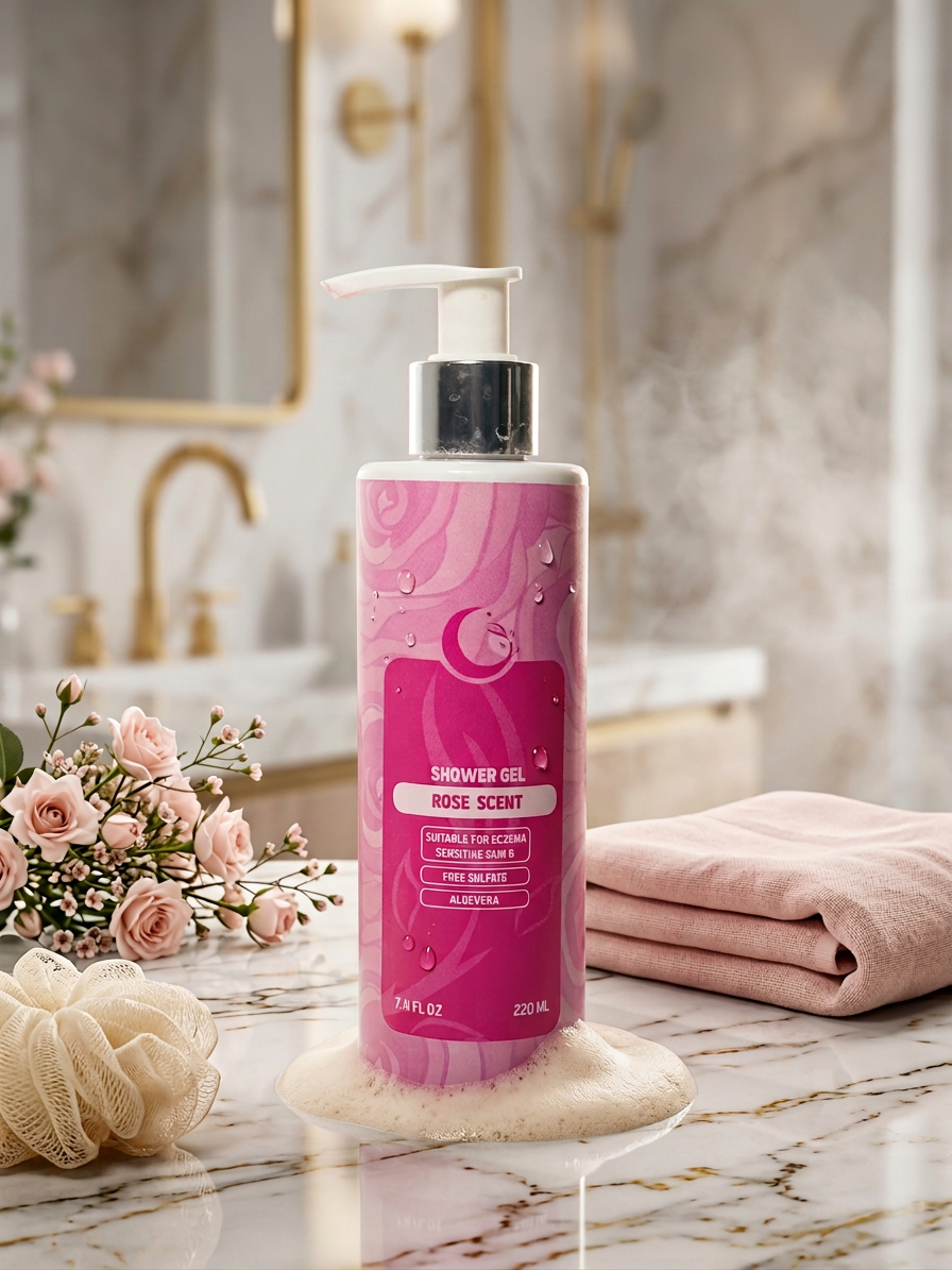 شاور جل مونى بالورد Rose shower gel free sulfate